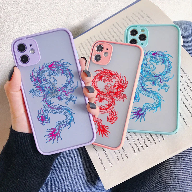 Dragon Design Fashion Phone Case - Stylish Hard PC Back Cover