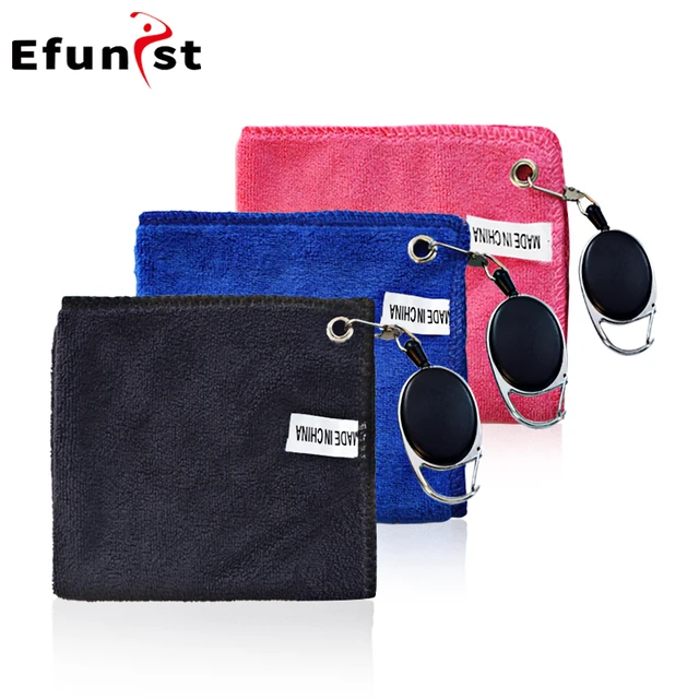 Golf Towel with Carabiner – Microfiber Cleaning Cloth 4