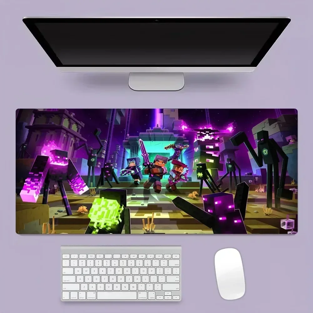Game M-Mine C-Craft Cool Mousepad Office Large Mouse Mat Keyboard Mats Rubber PC Computer Game Big Anti-slip Mice Mat 4