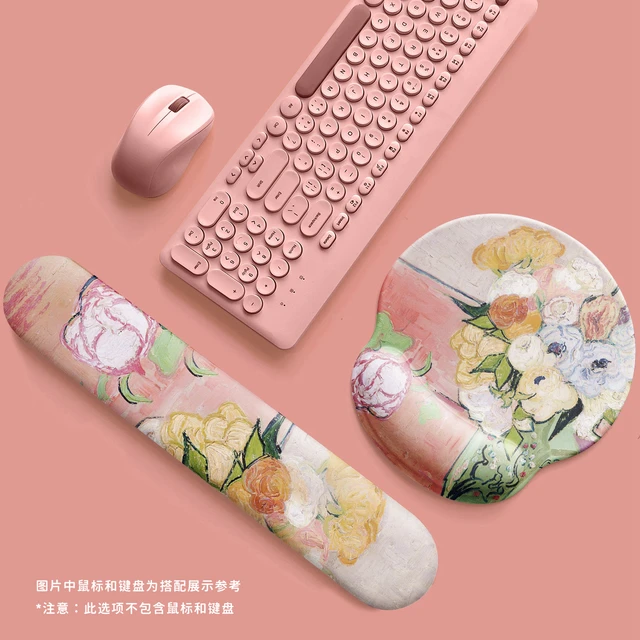 Cute Memory Foam Mouse Pad Set with Wrist Rest Keyboard Pad Hand Support  for Office Gamer Tablet Computer Mousepad - AliExpress