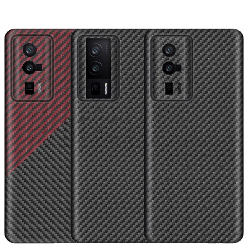

New Real Aramid Fiber Carbon Funda For Redmi K60 Pro For Redmi K60 Pro K60Pro 3D Ultra Thin Light CASE Cover