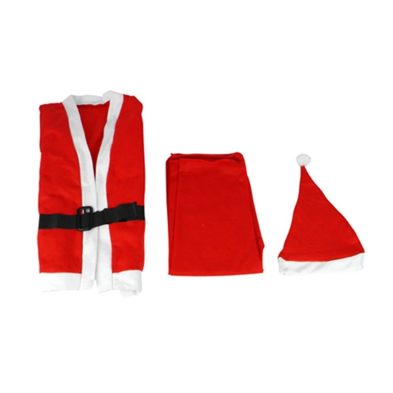 

Christmas Cosplay Santa Costume Suit Outfit & Accessories for Adults Comfortable