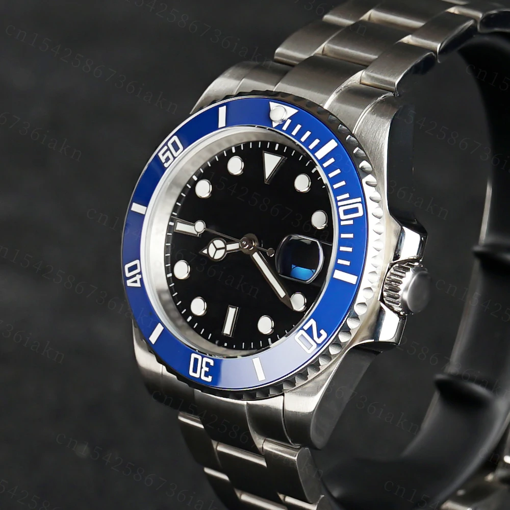 2022 Fashion New 40mm Men's Leisure Sports Sapphire Mirror Stainless Steel Material Waterproof Automatic Mechanical Watch