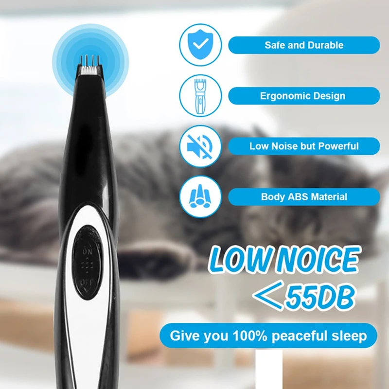 USB Rechargeable Pet Hair Trimmer For Dogs Cats Pet Hair Clipper Grooming Kit Cats Pets Foot Clipper Grooming hair trimmer,pet clipper,dog hair trimmer,pet hair trimmer,dog clipper