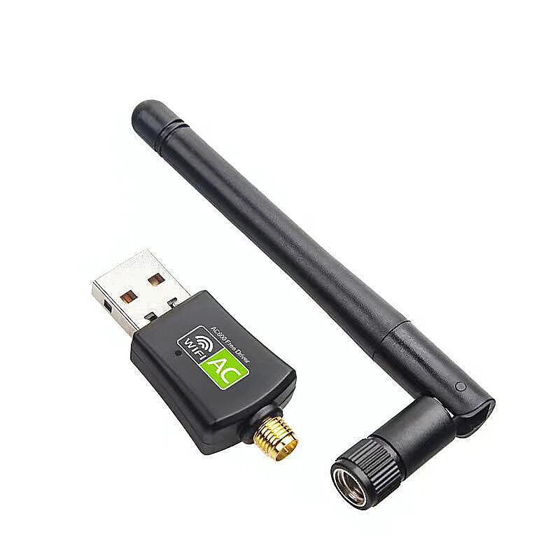 

600M Wireless Network Card Mini USB WiFi Adapter 2.4G/5G LAN Wi-Fi Receiver Dongle for PC Windows