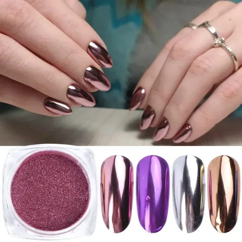 Metallic Mirror Nail Glitter Powder