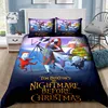 The Nightmare Before Christmas Bedding Set Jack Skellington Home Decoration Pillowcase Quilt Cover Gift To Family and Friend 6