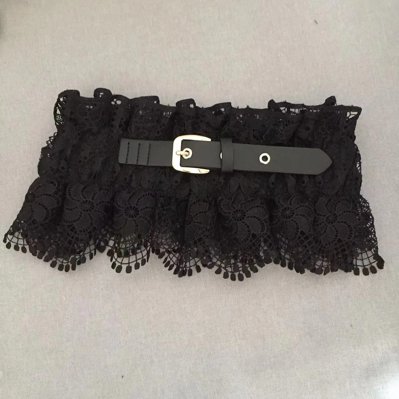 2024 Lace Ladies Dress Wide Belt Elastic Vintage Buckle Leather Wide Fashion Wild Pin Buckle Women's Belt Waist Seal Belt