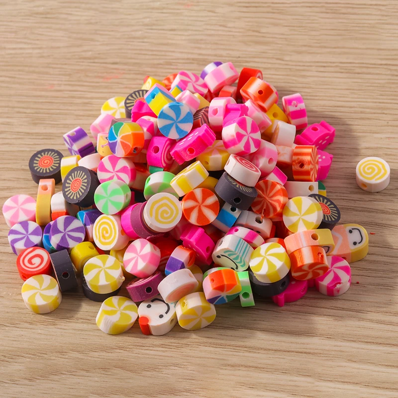 Tusember 100 Stück bunte Tiere Schmetterlingsform Ton Spacer lose Perlen für DIY Armband Halskette Schmuckherstellung Zubehör – Detail 15
