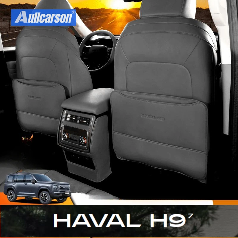 GWM Haval H9 Car Seat Back Protector For Children Kids Anti Kick Mud Dirt Pad Auto Anti Kick Mat Pad Interior Accessorie