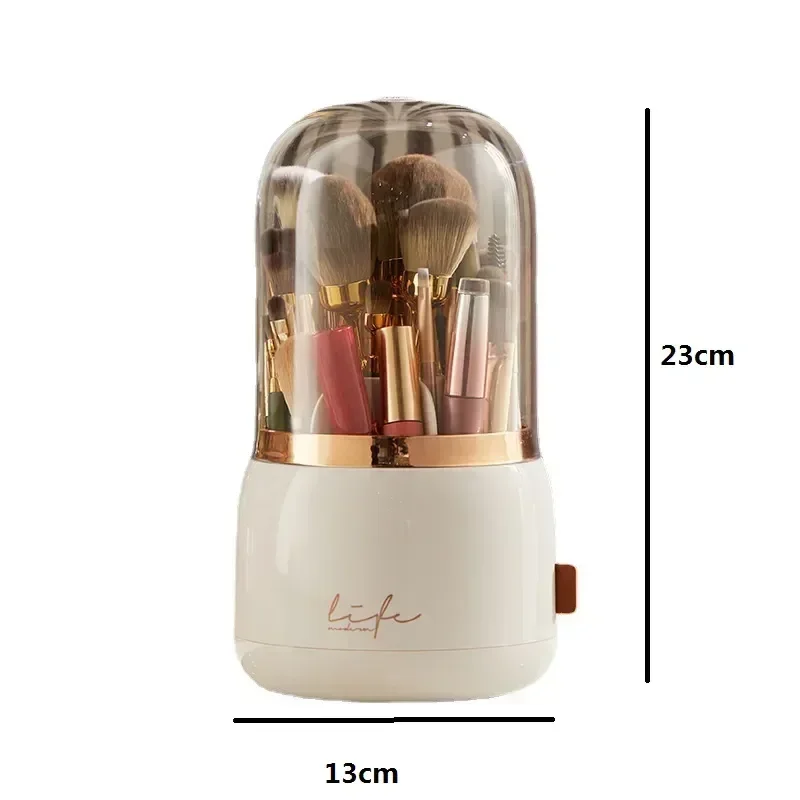 

360°rotating Case Box Holder Cosmetic Lipstick Storage Organizer Brush Makeup Pencil