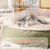 Sf0a93d3e72984e4f9dcc6d45180d8aefh.jpg Pet Cat Dog Sleeping Bed Small Medium Dog Puppy Bed Universal Cat House Kennel Pad Winter Warm Cat Nest Suede Washable Pet Mat