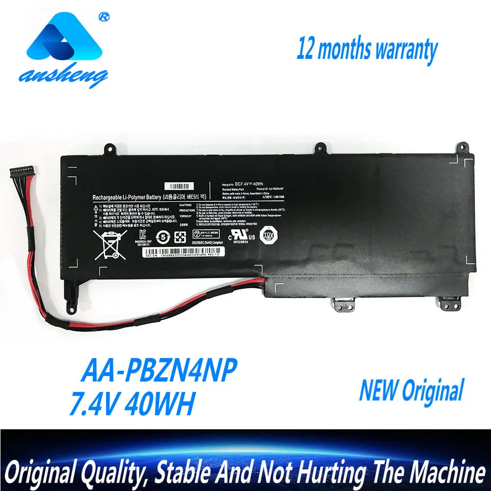 

Genuine AA-PBZN4NP Laptop Battery For Samsung 7 Slate XE700T1A XQ700T1A XE700T1C XQ700T1 1588-3366 BA43-00317A 7.4V 40Wh