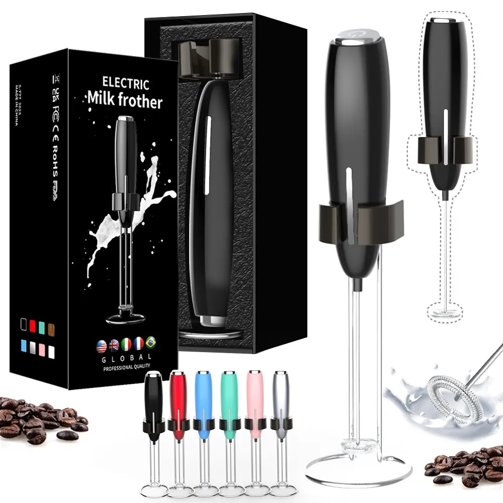 Handheld Milk Frother, Battery Operated Electric Foam Maker and Mixer for  Drinks ,Drink Mixer for Coffee, Mini Foamer for Cappuc - AliExpress