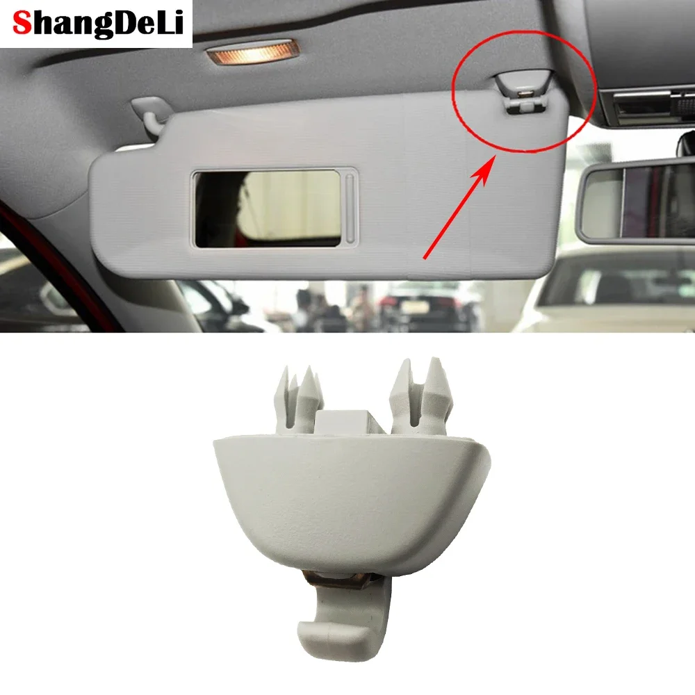 Sun Visor Clip Hook Holder Bracket Hanger for VW Passat B7 Polo Skoda Seat CITIGO RAPID 6RD857561 1 Pc