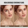 Long-Lasting Liquid Foundation Full Coverage, Natural Matte Finish, Moisturizing Concealer, CC Cream Base Makeup Tool 4