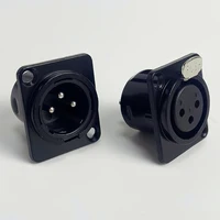 D-Type Panel Mount Connectors Kit – XLR, RCA, BNC Audio & Signal Jacks for Pro Audio, Broadcast & Industrial Equipment 6