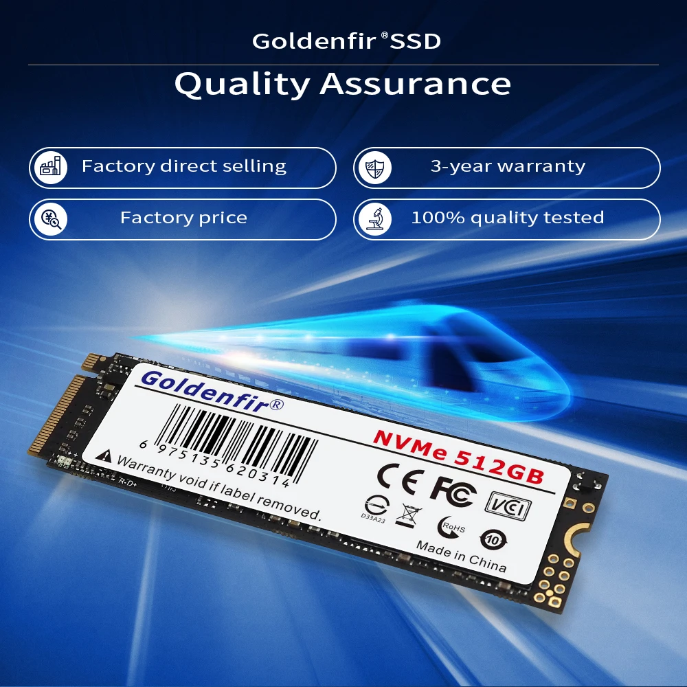 Goldenfir SSD NVMe M2 240 Gb M.2 PCIe 128GB 256GB 512GB 1T Solid State Disk 2280 Internal Hard Drive for Laptop Desktop MSI Asro internal sata ssd