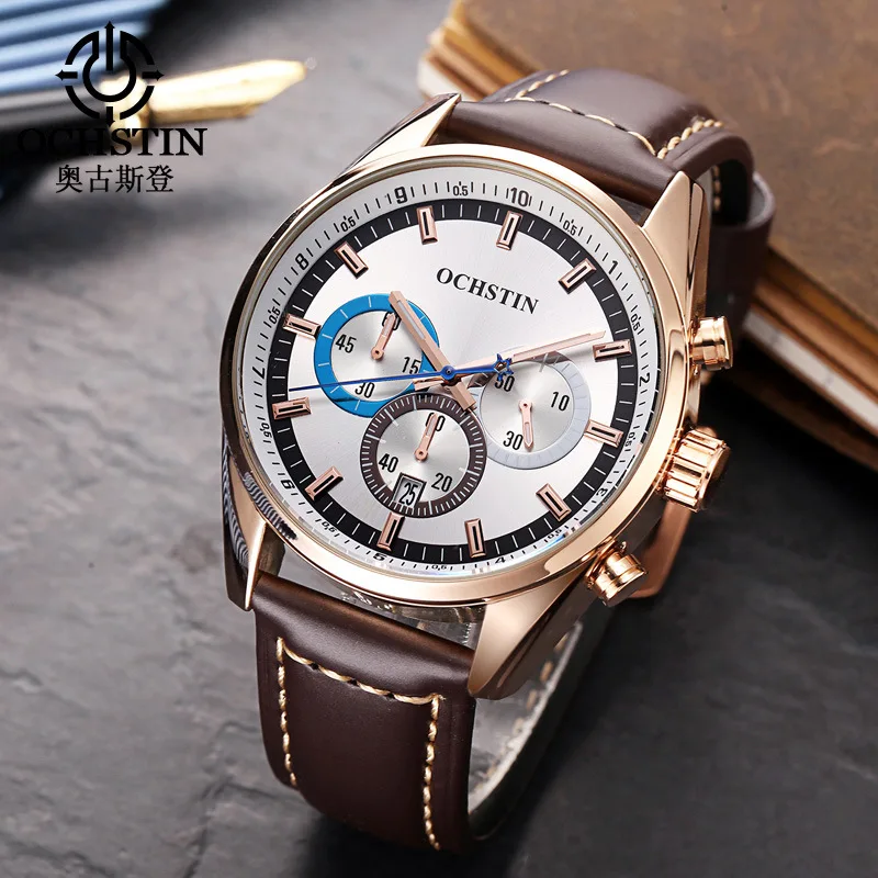 Nuovo orologio multifunzionale svizzero da uomo d'affari, orologio al quarzo luminoso impermeabile, in vendita in diretta** - Image 2
