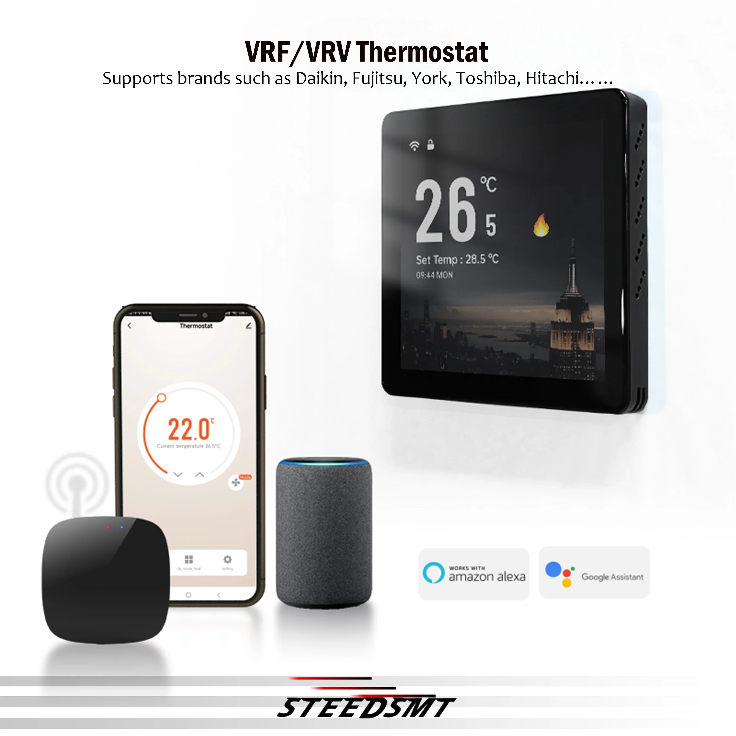 VRF/VRV THERMOSTAT for Smrat TUYA ZIGBEE Compatible with Daikin