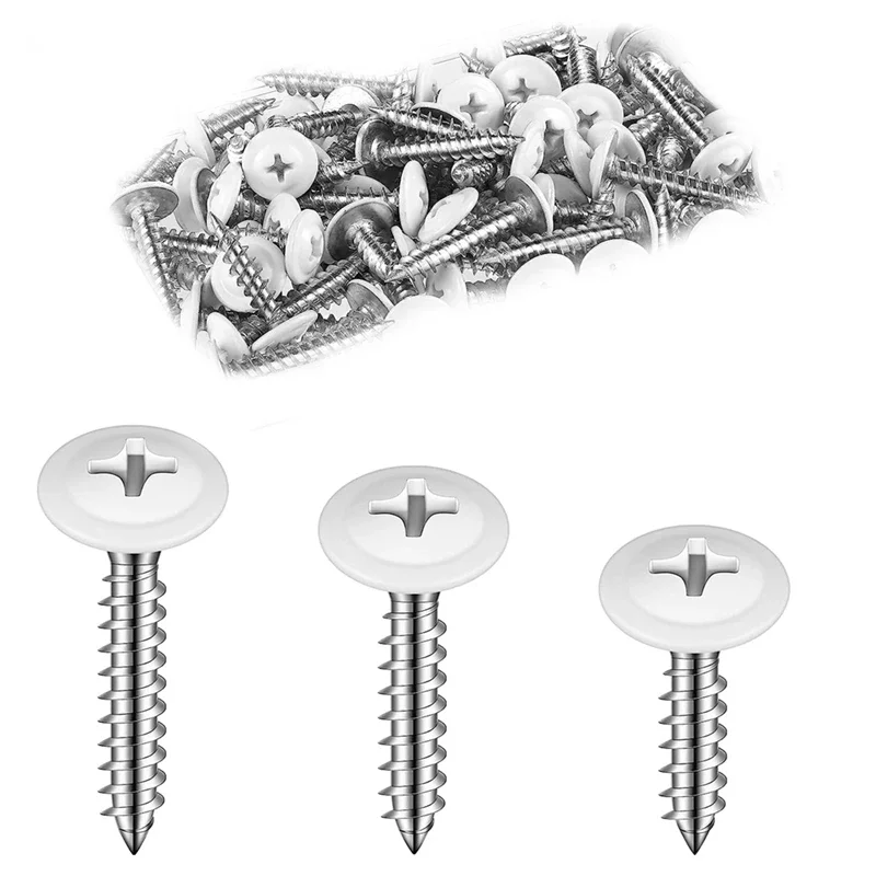 

Wood White Sheet Metal Screw Thread Truss Head Fast Self Tapping White Pan Cabinet Screws