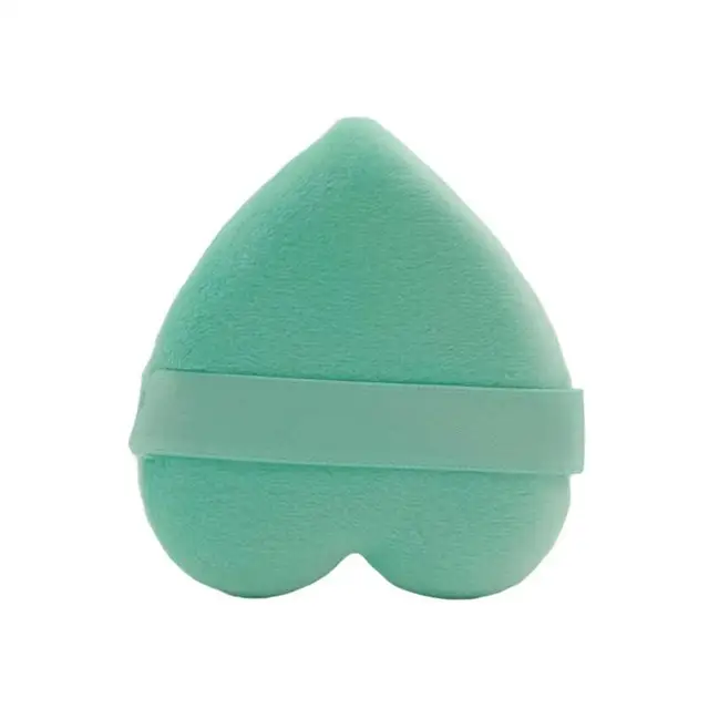 1pc Heart Shaped Powder Puff Cosmetics Soft Cotton Face Mini Face Make Up Sponge Flocking Make Up Puff Tools Washable 11