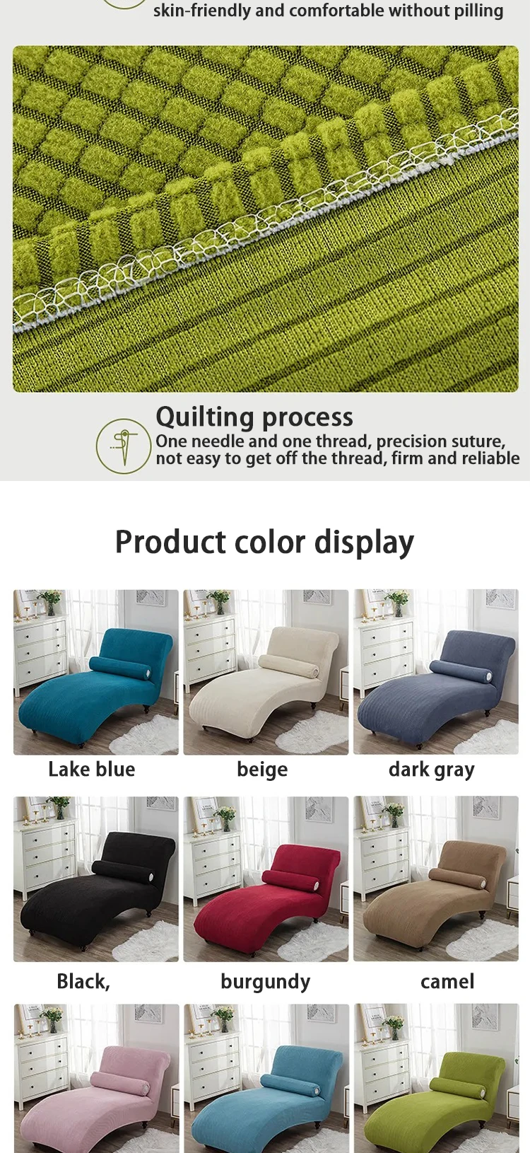 Housse Chaise Longue BEGLES - Élégance et Confort pour Votre Chaise Longue