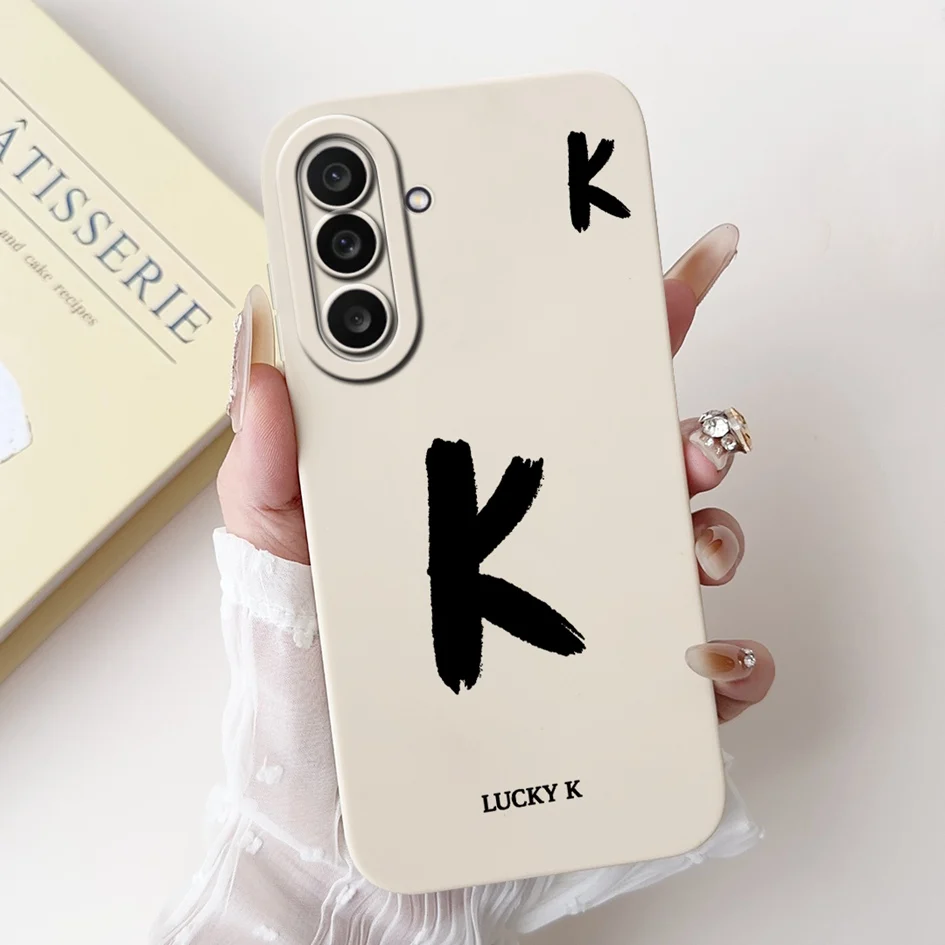 Luxury Alphabet Silicone Shockproof Case