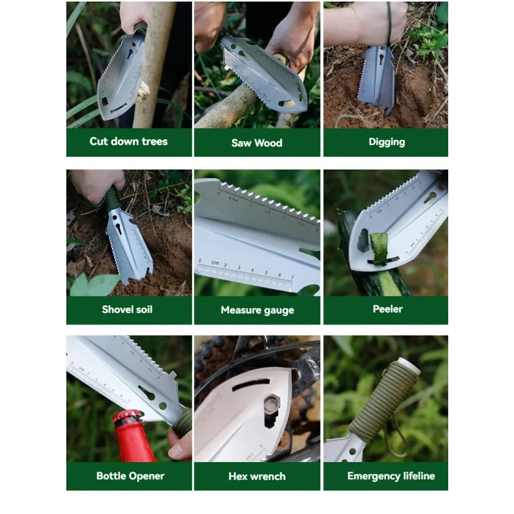 Tactical Folding Survival Shovel 5