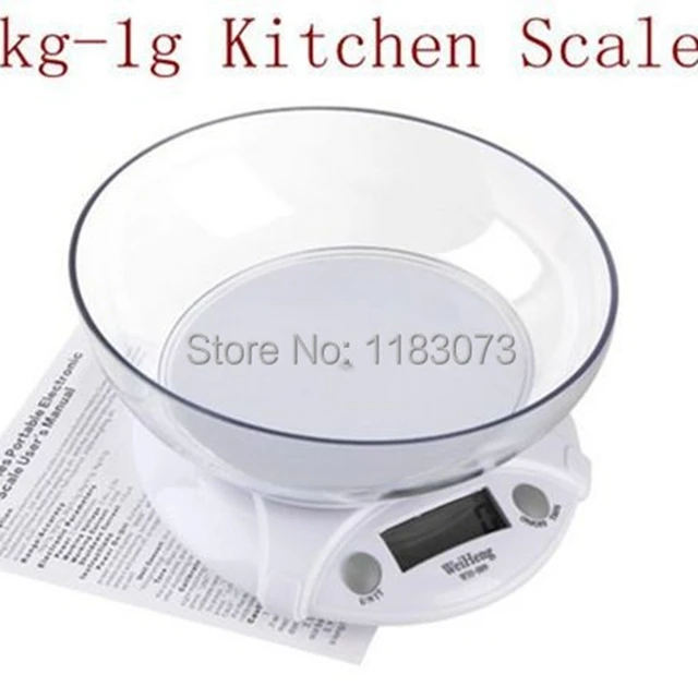 Kitchen Scale Electronic Food Scales Bowl  Digital Balance Scale Food -  Digital - Aliexpress