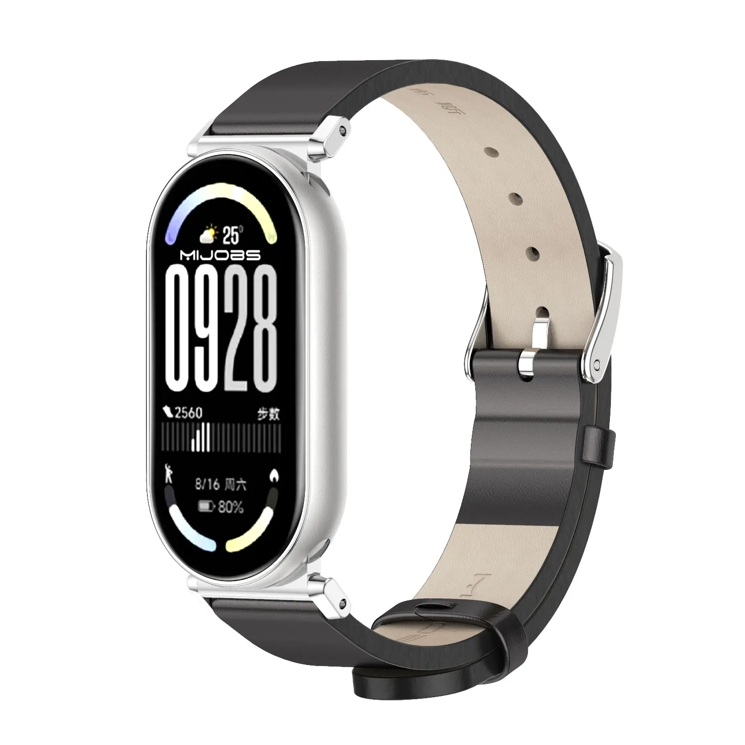 Premium Leather Breathable Watchband Wrist Strap
