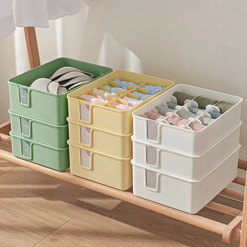 

Underwear Storage Box Bedroom Closet Drawer Organizer 3 In 1 Bra Panties Sock Storage Box Space Saving Home Decoration Organizer