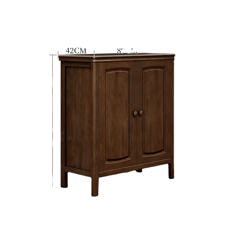 

YY American Country Solid Wood Shoe Cabinet Hall Cabinet Modern Minimalist Entrance Cabinet Furniture
