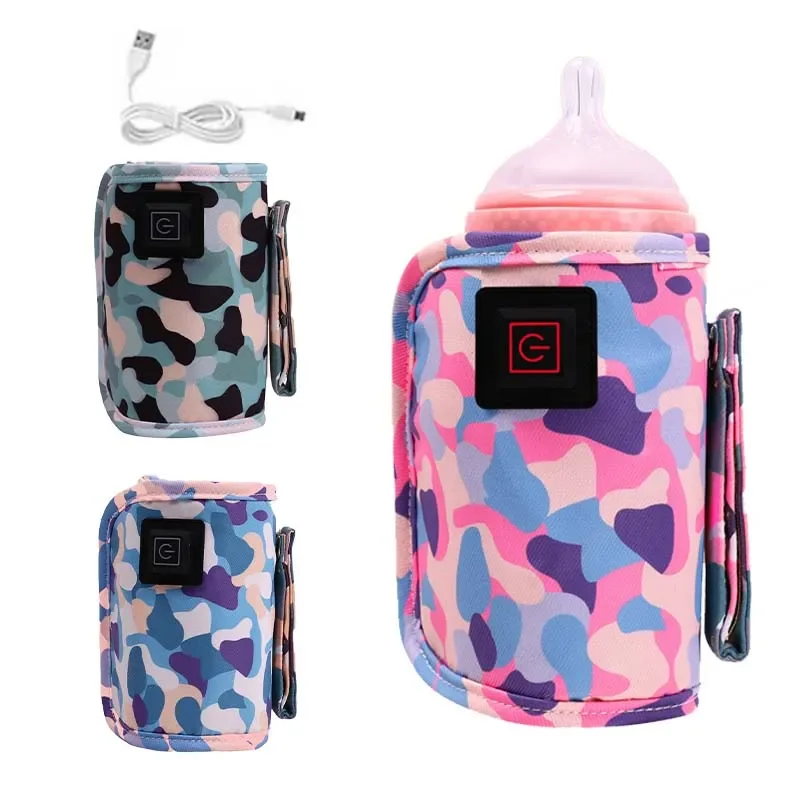 Baby Bottle Insulation Bag Milk Insulation Bag Baby Bottle Heater USB Warmer Bags for Outdoor Winter