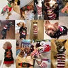 Dog Sweater Christmas Winter Warm Dog Clothes Xmas Outfit for Dogs Puppy Coat Dog Costume Chihuahua Striped Dog Knitted Sweater 4