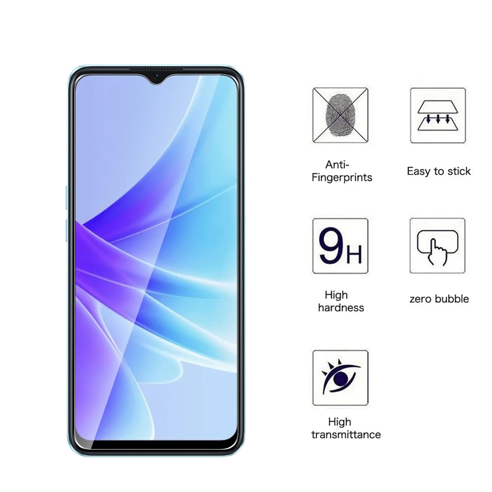 Screenprotector Voor Oppo A57 A57e A 57S, Gehard Glas Hd 9H Anti Kras Case Vriendelijk Gratis Verzending