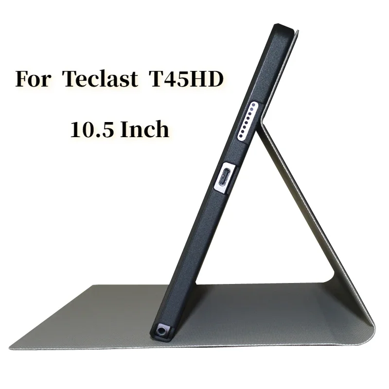 Teclast T45HD 2023 10.5 인치 태블릿 PC용 슬림 플립 북 커버 케이스, 소프트 TPU 백 쉘 포함