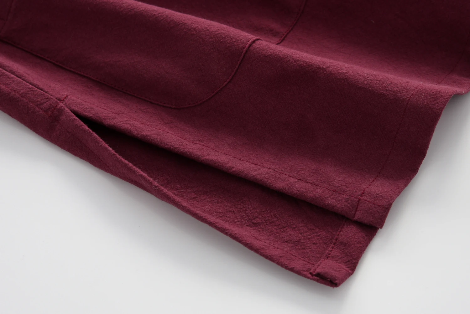 Lose Langarm Kung Fu Shirt chinesische Kampfkunst traditionelle Tang Anzug Tai Chi Kleidung Morgen Übung Zen Meditation – Detail 4