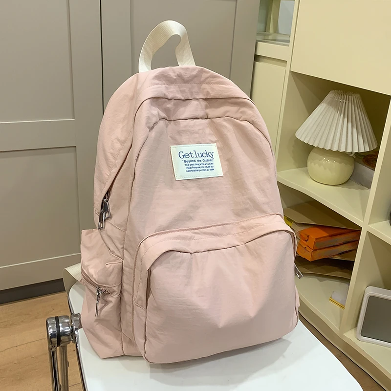 Men's and women's leisure travel bags, campus large capacity backpacks, backpacks, city camping leisure travel storage bags