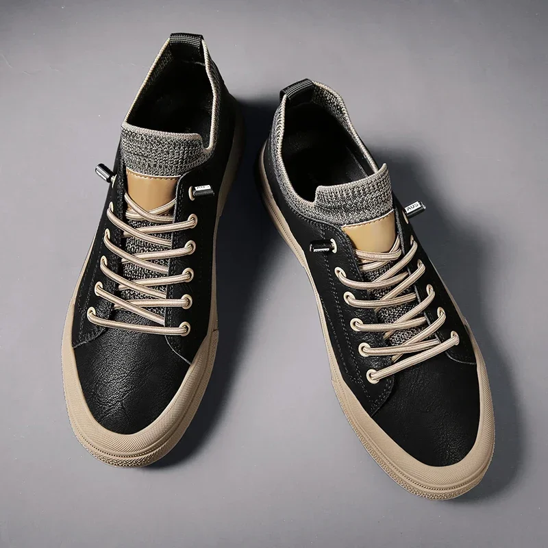 

Spring Autumn New Men's Genuine Leather Casual Shoes Durable Outdoor Hiking Shoes Men's Casual Shoes High Quality Sports Shoes
