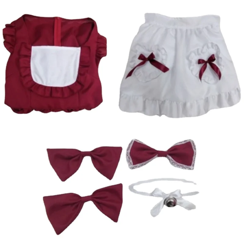 Lolita Cosplay Costumes Sexy Pink Maid Dress Japanese Sweet Women Kawaii Role Play Costume Halloween Party Anime Clothing