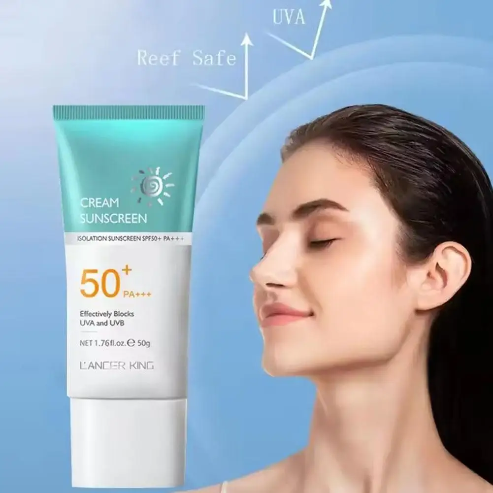 

Солнцезащитный крем SPF50 + PA4 + легкий увлажняющий солнцезащитный крем-натуральное изоляционное молоко для ухода за кожей, освежающий продукт для ухода за кожей 50 г