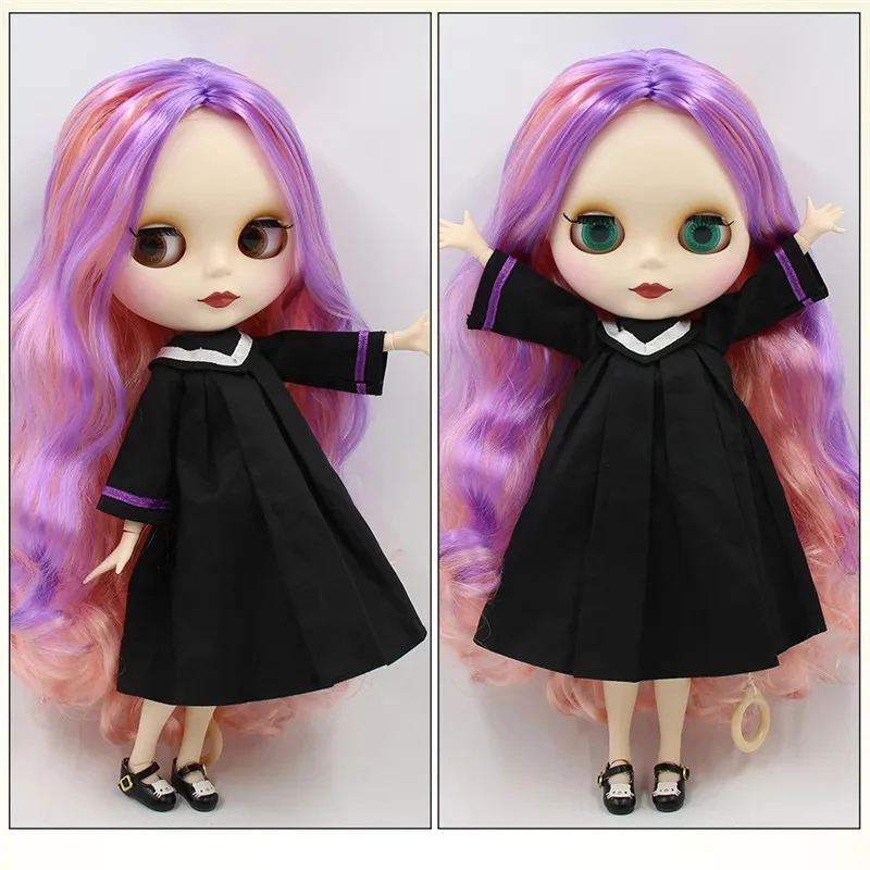 Neo Blythe Doll Graduation Dress With Trencher Cap 2