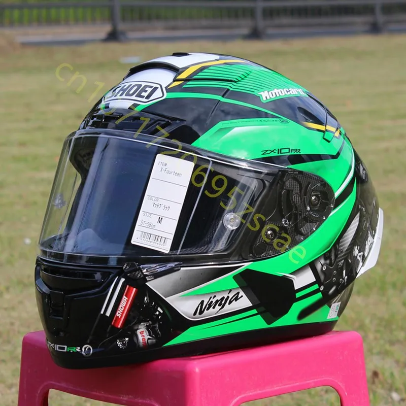  Ǯ ̽ , SHOEI X-Spirit III ZX-10RR Ninja X-ƾ X14,  ũ ̽ ,  , Capacete