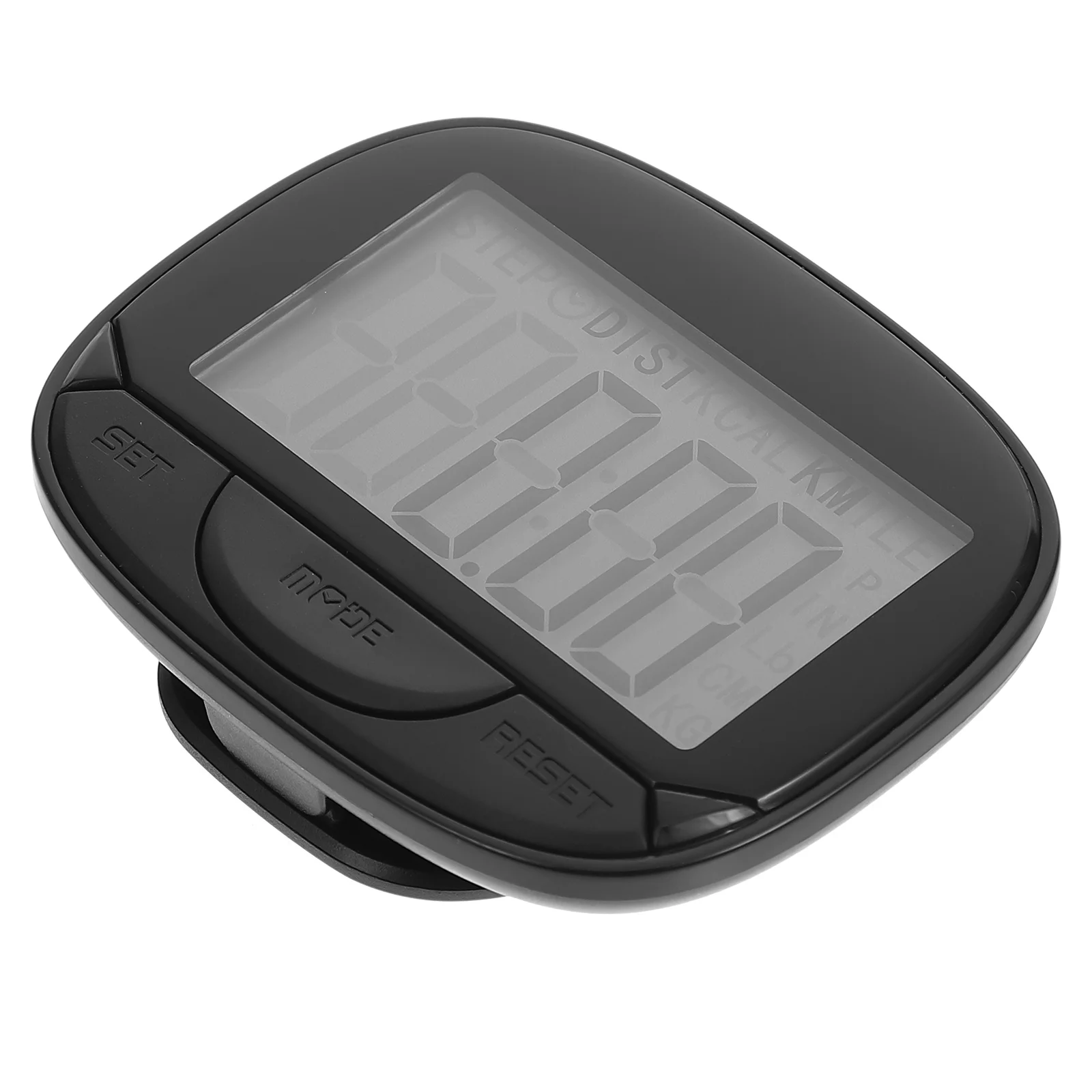 

Pedometer For Walking Step Counter With Built-in Clip Large Screen Step Counter With 21/24Hours Clock To Track Steps Miles