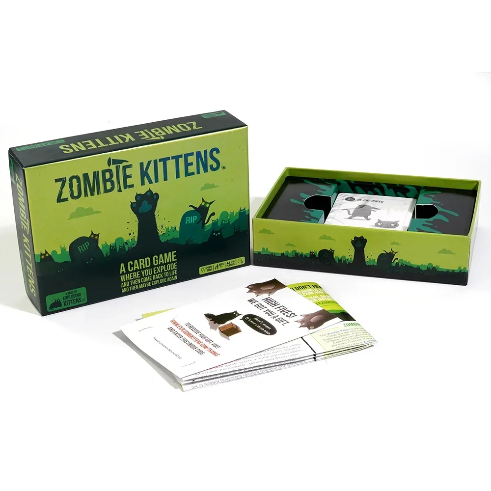 zombie kittens , exploding kittens card game