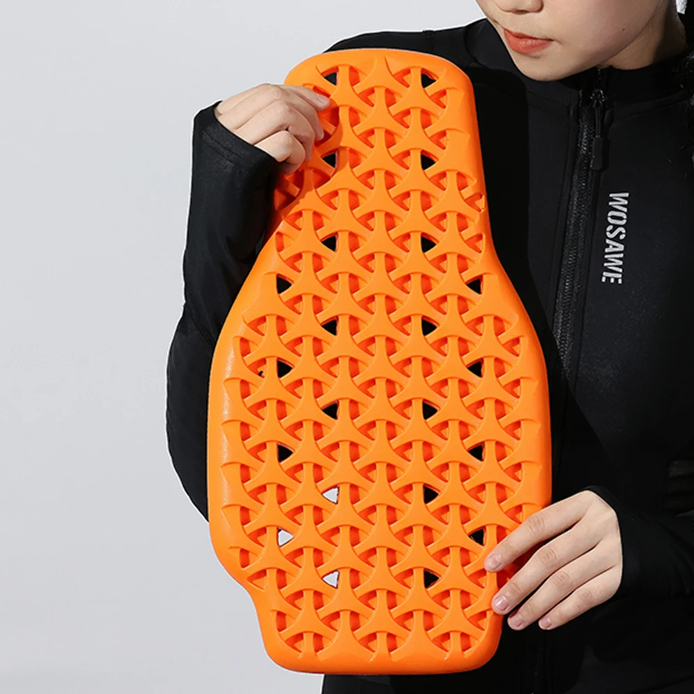 CE 레벨 1 모토크로스 재킷 삽입 백 패드 오토바이 타기 내장 백 갑옷 척추 낙하 방지 오토바이 백 프로텍터