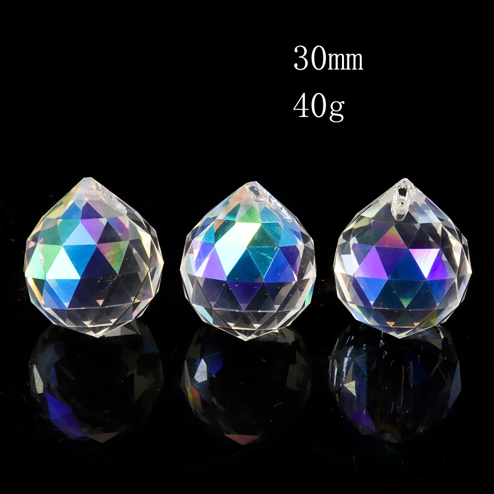 Fire Polished AB Color Laser Faceted Prism Glass Crystal Ball Aurora Streamer XMAS Wedding Chandelier Pendant Sun Catcher Decor sd1949s bronze wristwatch steeldive top brand vintage copper fire pattern dial 200m water resistant sapphire glass classic watch