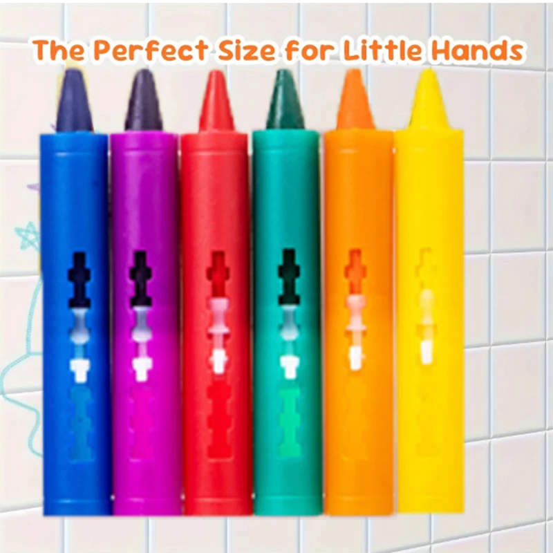 Washable Bath Crayons Set 4