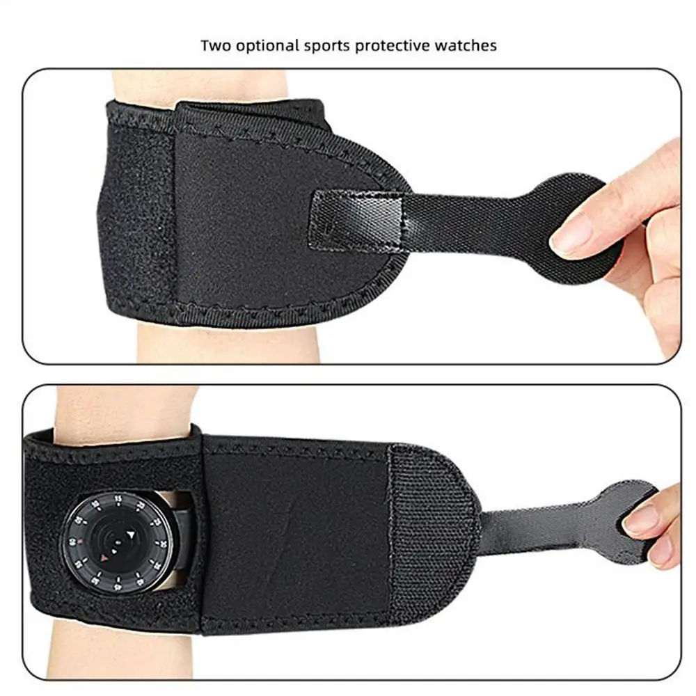 Uhrenarmband-Handgelenkschutz, Uhrenarmband-Abdeckungen für Männer, schweißfest, wetterfest, stoßdämpfend, Armbandwickel für Teenager beim Laufen – Detail 7